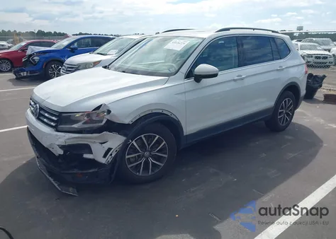 2020 Volkswagen Tiguan 2.0T Se/2.0T Se R-Line Black/2.0T Sel из США, поврежденный, VIN 3VV3B7AX9LM020407